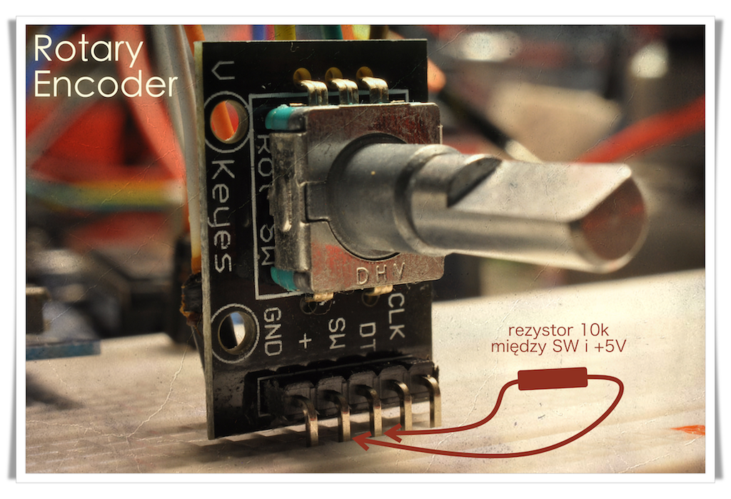 Enkoder Rotacyjny czyli Rotary Encoder cyfrowy przełącznik Arduino dla strasznych lamerów