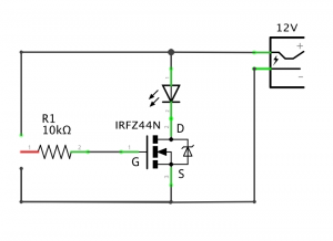 Irfz44n arduino схема включения